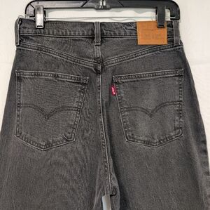Levi's 70's Black Slim Straight Jeans 29